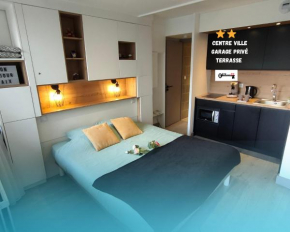 Superbe 2 étoiles en centre ville avec garage privé